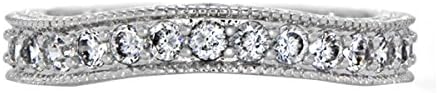 Sasha's Cubic Zirconia Wedding Band