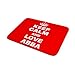 Produktbild Keep Calm and Love Abba Polyester Square Mauspad/Pad