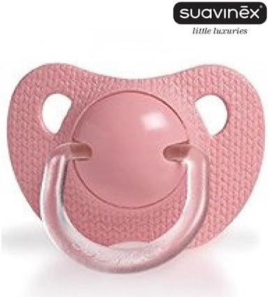 SUAVINEX Anatomical SILICONE Pacifier Soother Dummie 6m+ PINK (3300798)
