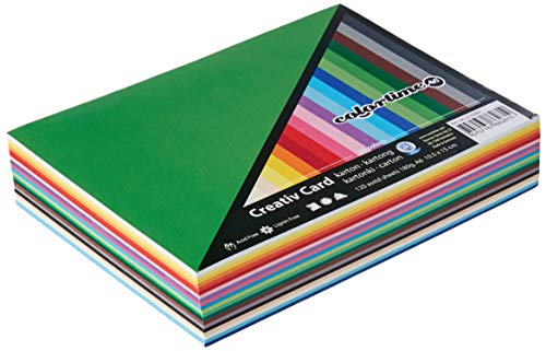 Creativ Colortime 120 pezzi di cartoncino Colori assortiti