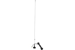 CUIFATI Antena de Coche, UT-108UV SMA-Hembra de Banda Dual de Alta Ganancia, Fácil de Instalar, Antena de Montaje Magnético para Walkie Talkie, Adecuada para Baofeng, para PUXING, para Ken-Wood