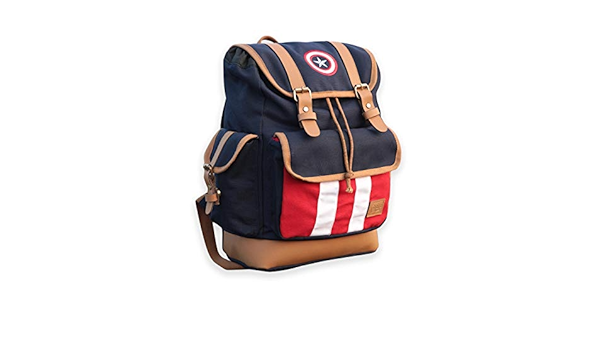 captain america canvas backpack
