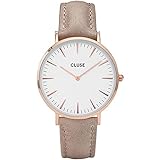 Cluse Damen Analog Quarz Uhr mit Leder Armband CL18031