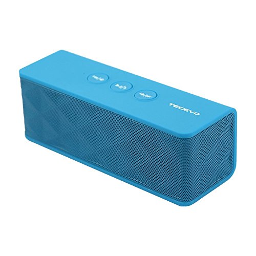 TECEVO T4 NFC Bluetooth Wireless Speaker With NFC Pairing And Microphone - 6W RMS - Blue