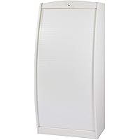 SIMMOB paris580bl Schrank Informatik geschwungene Holz weiß/wenge 60 cm