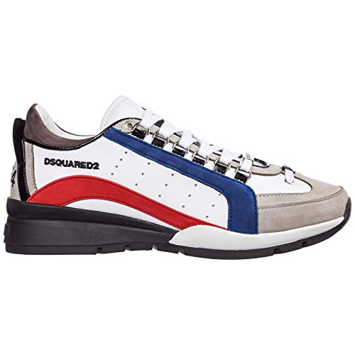 Preisvergleich Produktbild Dsquared2 Herren 551 Sneaker Bianco Rosso blu 43 EU