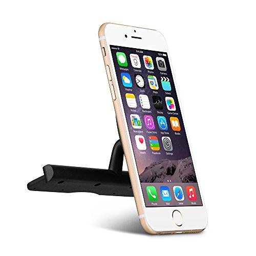 Mpow Supporto magnetico universale per smartphone, per automobile, montaggio sullo slot del CD, con supporto girevole a 360Â°, per iPhone, Nexus, Motorola, Sony e altri smartphone e navigatori GPS