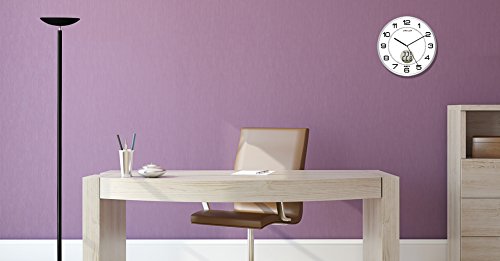 UNILUX-Tempus-Pendule-Plastique-Gris-Mtal-31-x-31-x-5-cm