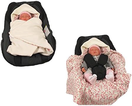 HOBEA Baby Seat Blanket (Small, White)