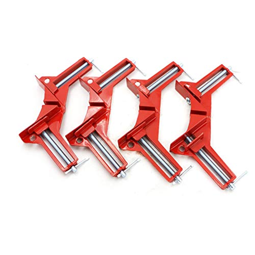 Preisvergleich Produktbild Sandy Cowper Clip rechtwinklig Clip rechtwinklig fixiert zur Verstärkung 90 ° rechtwinklig Clip DIY Glas Aquarium schnell fixiert Clip Fotorahmen Clip Holzrahmen Clip Hauptreparatur-Werkzeuge