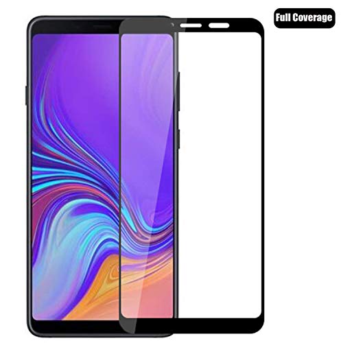 Preisvergleich Produktbild Voviqi Samsung Galaxy A9 2018 Panzerglas, Hüllenfreundlich Vollständige Abdeckung Schutzfolie gehärtetem Glas Folie Blasenfrei Volle Abdeckung Displayschutzfolie für Samsung Galaxy A9 2018 (Schwarz)