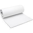 White EVA Foam Sheets Roll, Cosplay Foam for Crafts (10mm, 34.9 cm x 99.1 cm)