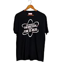 Spiderman T-Shirt for Men and Boys / 100% Organic Cotton/The Physics is Theoretical but The Fun is Real/Marvel…