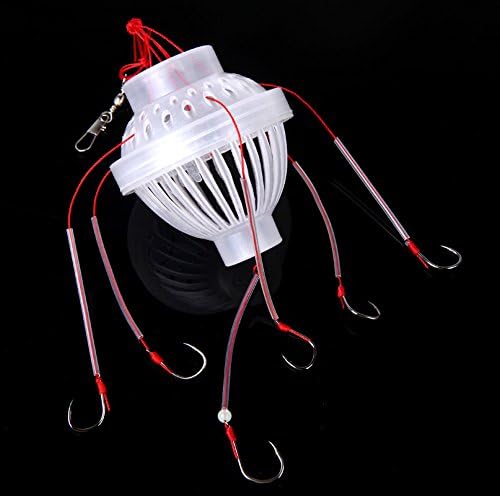 Anizun(TM) UK Fishing Tackle Sea Monster with Six Strong Spherical Fishing Hook Hooks