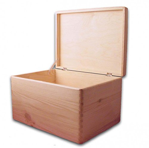 Hochzeits-Holz-Geschenkbox m. Deckel Gr. 3 Kiefer incl. Auswahl-Lasergravur (r5) - 2
