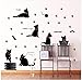 Produktbild Yangll Vinyl Wandaufkleber Tapete Tier Cartoon Schwarze Katze Familie Wohnzimmer Sofa Wand Aufkleber Haus Dekoration Poster Dekoration
