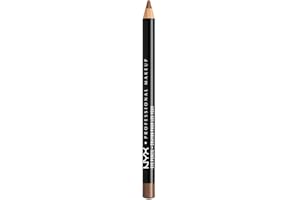 NYX Professional Makeup - Slim Eye Pencil - Crayon eyeliner - Fins et affûtés - Formule crémeuse - Longue tenue - Light Brown