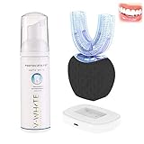 Ultrasonic Toothbrush Fully Automatic Electric 360° Ultrasonic Toothbrush Blu-ray Whitening Automatic Toothbrush