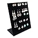 Produktbild Abenily Kleine und praktische Lebensgegenstände Schmuck Display Stand Velvet 30 Paar Ohrringe Stand Schmuck Schwarz