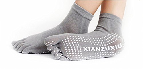 Pilates / Yoga / Martial Arts / Fitness, Gymnastik / Tanz Socken, Fußbodensocken, Socken Yoga-Socken rutschfeste Gummisohlen Atmungsaktivität rutschfeste Socken Baumwolle Zehensocken Funktion Yogasocken - 2