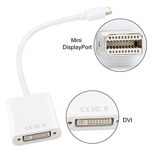 Incutex Mini DisplayPort zu DVI Adapter / Mini DP to DVI-D Konverter - 4