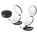 KEDSUM 1X/10X LED Lighted Travel Makeup Mirror- Double Sided Folding Handheld Magnifying Mirror