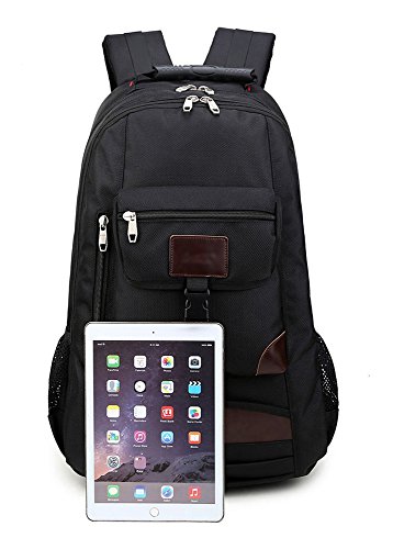Rucksack Herren Damen, Rucksack Laptop 15,6 Zoll, Schulrucksack Uni, Daypack Camping, Casual Backpack, Schultertasche Reise, Wanderrucksack - 4