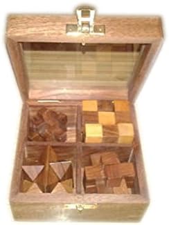 Royal Handicrafts 4 in 1 Wooden Puzzle Game 3D Puzzle