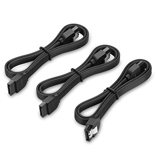 UGREEN SATA Kabel 0,5m HDD SSD Datenkabel bis 6Gbit/s mit 2 gerade Stecker 3PCS Schwarz - 7