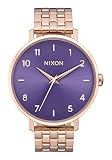 Nixon Damen Analog Quarz Smart Watch Armbanduhr mit Edelstahl Armband A1090-2952-00