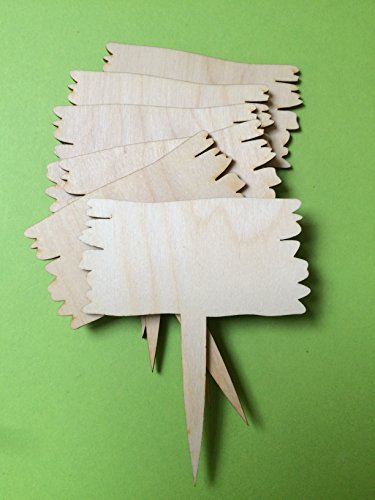 Petra’s Bastel-News A-DAH92S6 6 x Blumentopfstecker „Tafel“ - 2