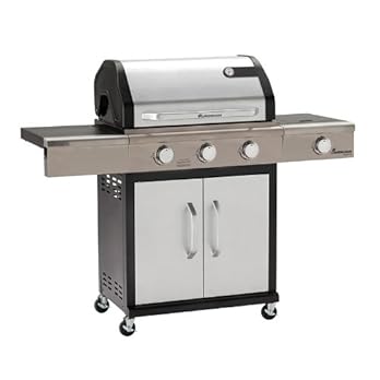 Landmann 12940 Gasgrill Mit 3 Brennern Emailliertes Metall 805 X 63 X 68 Cm