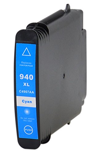 4 Druckerpatronen mit CHIP und Füllstandsanzeige kompatibel für HP 940XL C4906AE C4907AE C4908AE C4909AE - 4