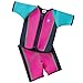 Splash About Kids' Neoprene Jacket and Shorts Wetsuit - Surf Pink, 1-2 Years