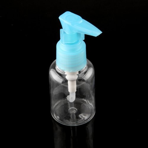 SODIAL (R)Empty Cosmetics Transparent Soap Shampoo Lotion Dispenser Pump Bottle Travel