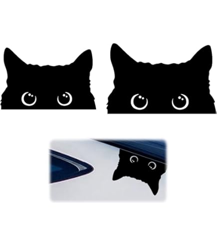 Adesivo Auto GESAR Gatto 10x10 Cm - Vinile Di Alta Qualità Per Auto, Moto E Laptop - Foto 9