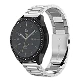 NotoCity Edelstahl-Metall-Band für Armbanduhren 16 mm 18 mm 20 mm 22 mm Schnellspanner Ersatz-Uhrenarmband für Herren Damen Sport Uhrenarmbänder