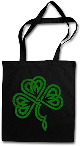 Urban Backwoods Shamrock Irish Knot III Shopper Reusable Hipster Shopping Cotton Bag