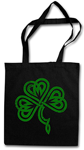 Urban Backwoods Shamrock Irish Knot III Shopper Reusable Hipster Shopping Cotton Bag