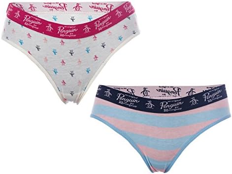 Original Penguin Womens Womens 2 Pack Hipster Briefs In Pink - 10