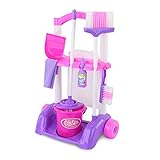 Diseñados para la vida real, equipos de limpieza genuinos, los niños pueden ser tan pulcros como mamá y papá. Tiene discos de limpieza, escobilla y pala, escobas y polvo, cepillos y otros equipos portátiles, multifuncionales.