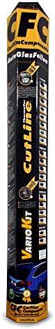 CFC 3D Tint Film Limo Black 5% Translucency Oven and contoured Rückweisung 60%, UV Rückweisung: 99%, Item Number: AG P05/Fo/T COLOUR Name: Premium Black