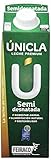  Únicla Leche UHT Semidesnatada - Paquete de 6 x 1000 ml - Total: 6000 ml
