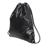 Magic Vida Hochwertiger Unisex Turnbeutel Hipster Sportbeutel Gym Beutel Rucksack Gymsack Gym Bag Strandbeutel Jutebeutel Gym Tasche (schwarz) - 