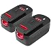 Produktbild 2X Dosctt für Black & Decker A18 18V 3.0Ah Ni-MH Ersatz-Werkzeug Akku HPB18 HPB18-OPE A1718 A18NH A18 Firestorm FS180BX FS18BX FS18FL FSB18 244760-00