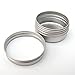 10x ALUMINIUM JAR POT TIN CONTAINER (15ml) For Nail Art MakeUp Cosmetic Travel Creams Lip Balm Tattoos