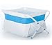 Produktbild BiBaBad Babybadewanne Kinderbadewanne Faltwanne für die Dusche BLUE LINE 70 x 90 cm