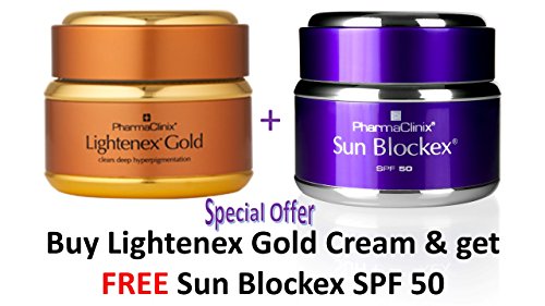 Lightenex Gold Cream with Free Sun Blockex SPF50