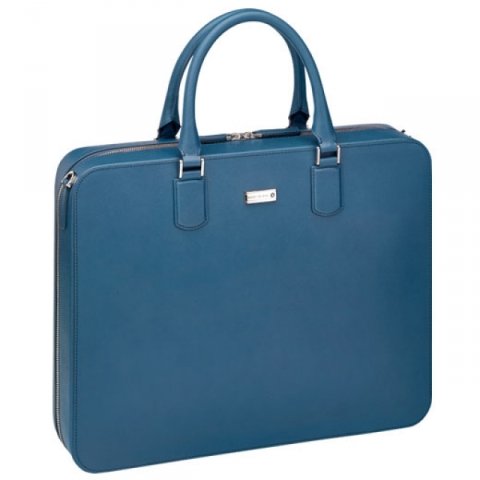 Preisvergleich Produktbild Montblanc 112418 Meisterstück Selection Dokumentenkoffer Petrol