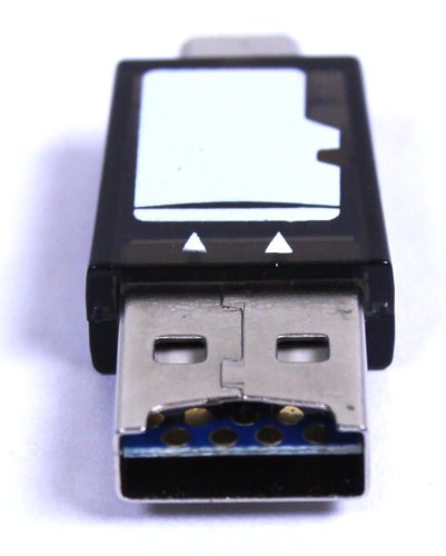 Plugable® USB-MicroSD-Kartenlesegerät für Handy, Laptop und Tabletcomputer (eingebaute Typ-A-USB- und Micro-B-OTG-Schnittstellen) - 7